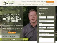 Tablet Screenshot of mosquitosquadchicago.com